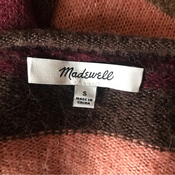 MADEWELL Chelsea Pocket Pullover Sweater in Multi-Stripe - Picture 9 of 10